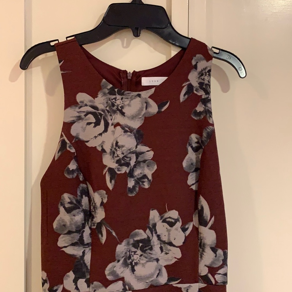 Lush maroon dress